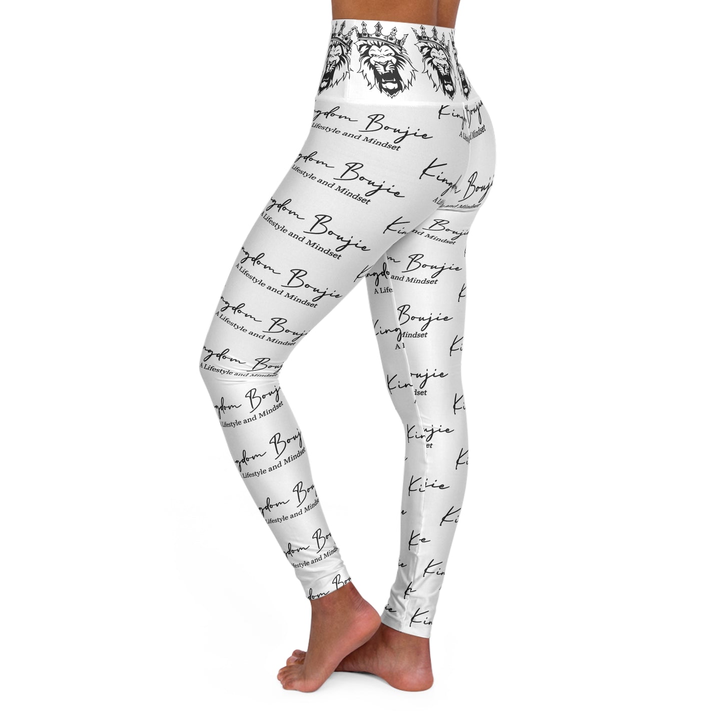 High Waisted Yoga Leggings (AOP)
