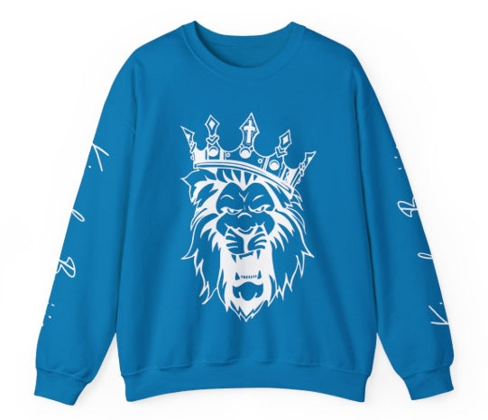 Kingdom Boujie Luxury Bold Lion Crewneck Sweatshirt