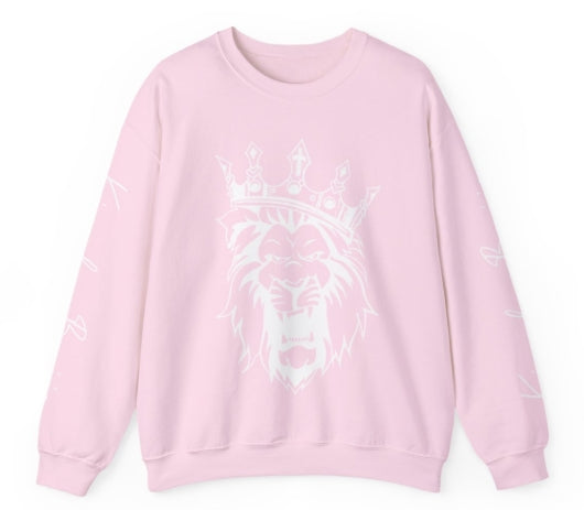 Kingdom Boujie Luxury Bold Lion Crewneck Sweatshirt