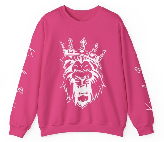 Kingdom Boujie Luxury Bold Lion Crewneck Sweatshirt