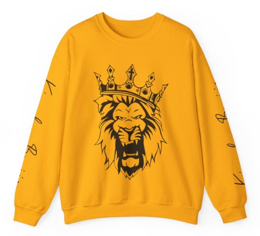 Kingdom Boujie Bold Lion Luxury Crewneck Sweatshirt