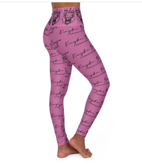 Kingdom Boujie Luxury High Waisted Yoga Leggings
