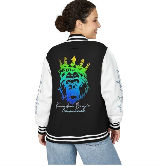 Kingdom Boujie Luxury Bold Lion Letterman Jacket