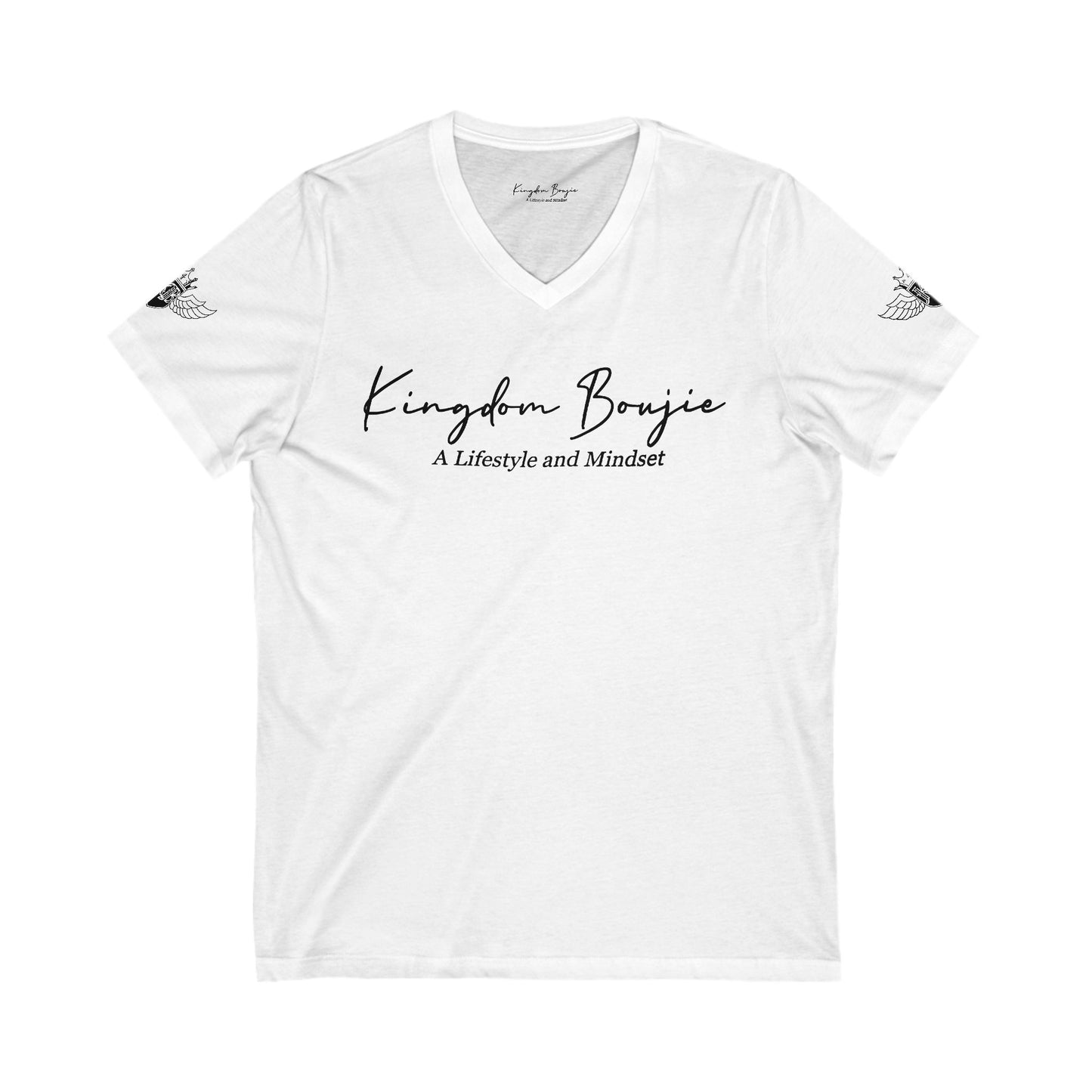 Unisex Jersey Short Sleeve V-Neck Tee