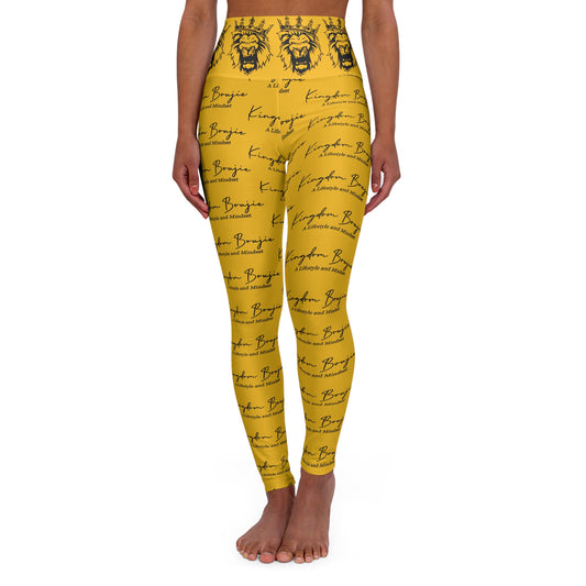 High Waisted Yoga Leggings (AOP)