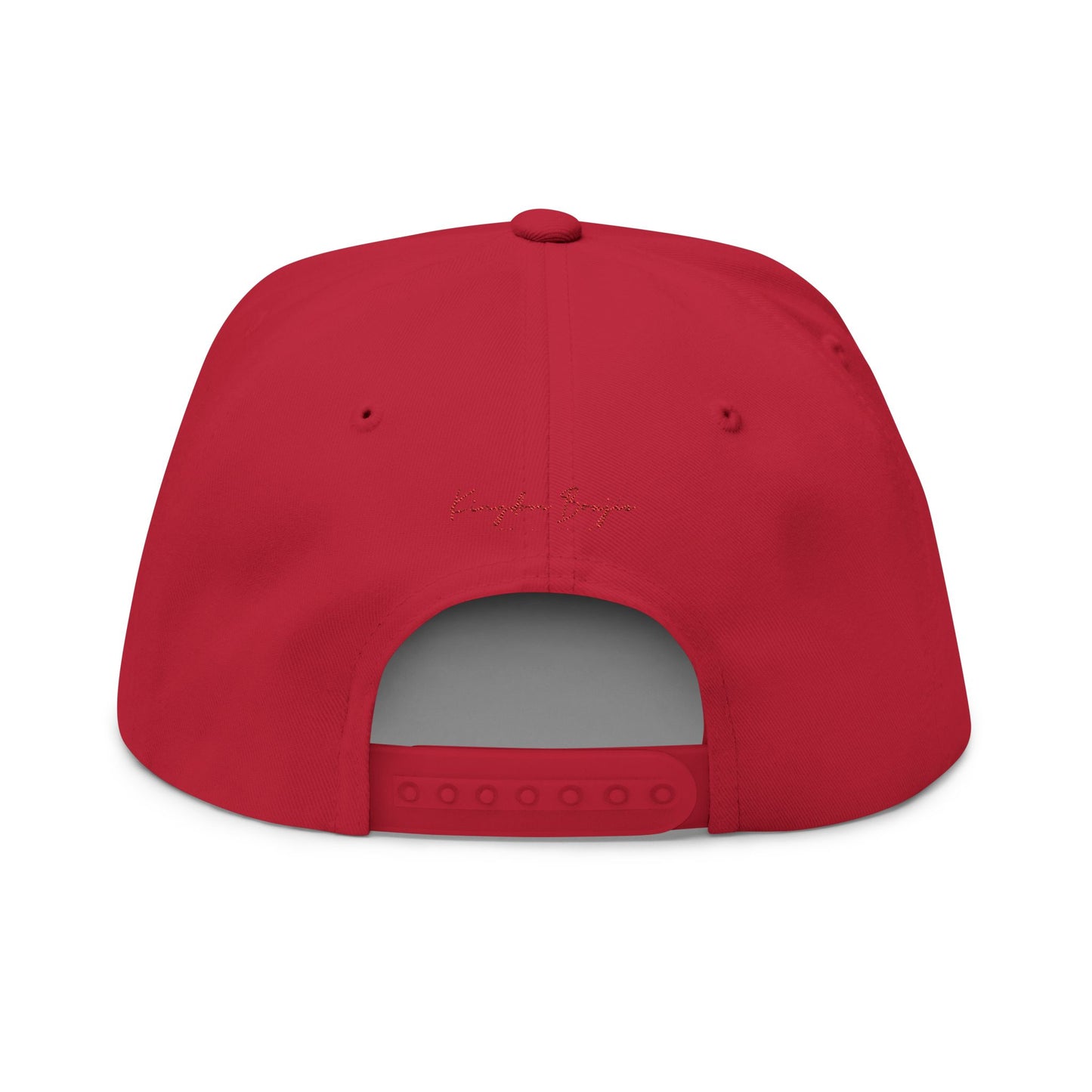 Flat Bill Cap (Embroidery)