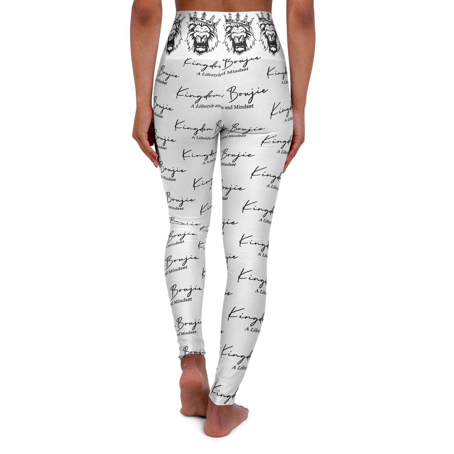 High Waisted Yoga Leggings (AOP)