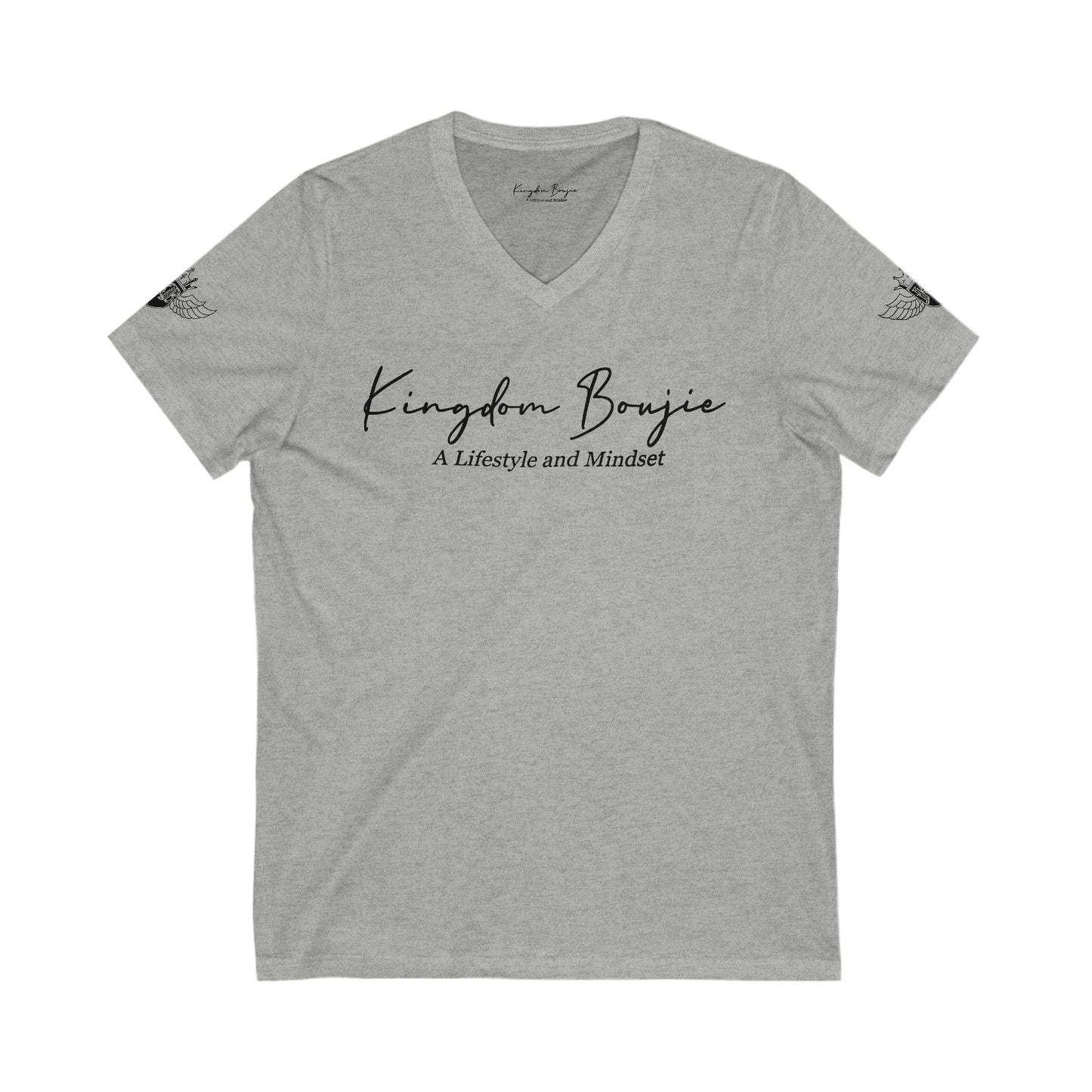 Unisex Jersey Short Sleeve V-Neck Tee
