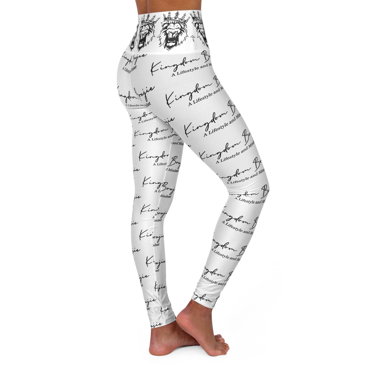 High Waisted Yoga Leggings (AOP)
