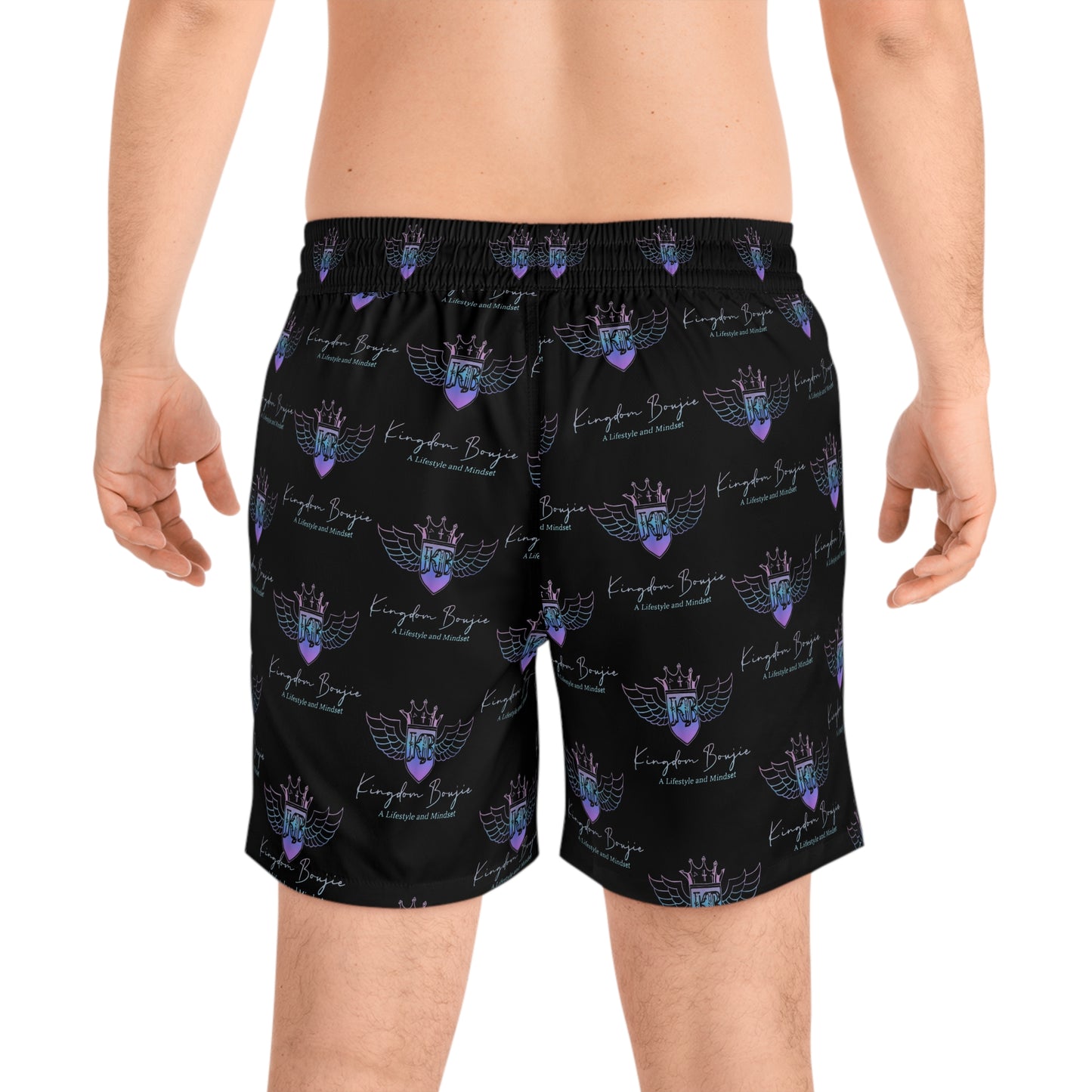 Men's Mid-Length Swim Shorts (AOP)