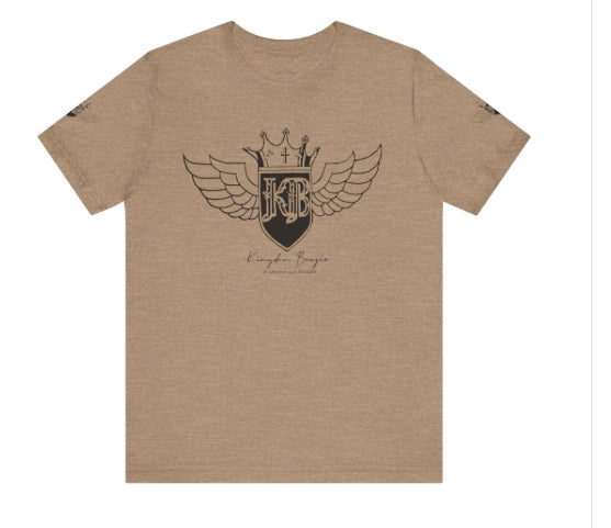 Kingdom Boujie Luxury Eagle Wings Crew Neck T-Shirts