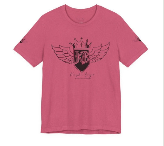 Kingdom Boujie Luxury Eagle Wings Crew Neck T-Shirts