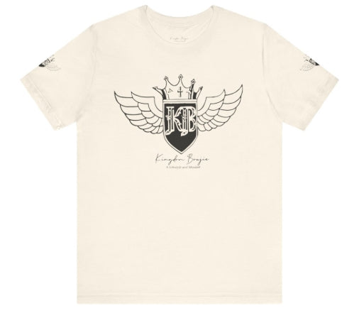 Kingdom Boujie Luxury Eagle Wings Crew Neck T-Shirts