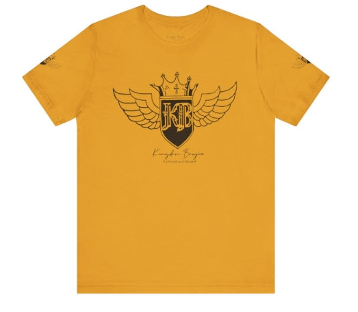 Kingdom Boujie Luxury Eagle Wings Crew Neck T-Shirts