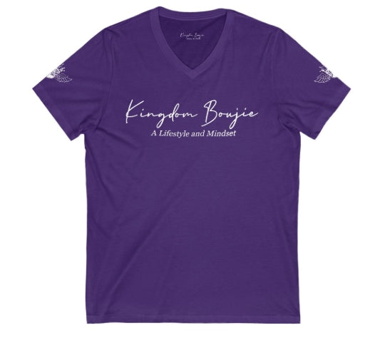 Kingdon Boujie Luxury Signature Wings V-Neck