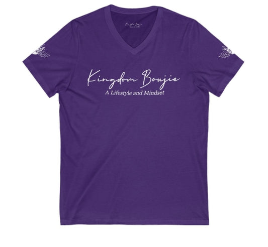 Kingdon Boujie Luxury Signature Wings V-Neck