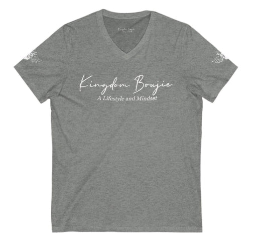Kingdon Boujie Luxury Signature Wings V-Neck