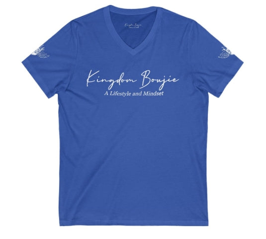 Kingdon Boujie Luxury Signature Wings V-Neck