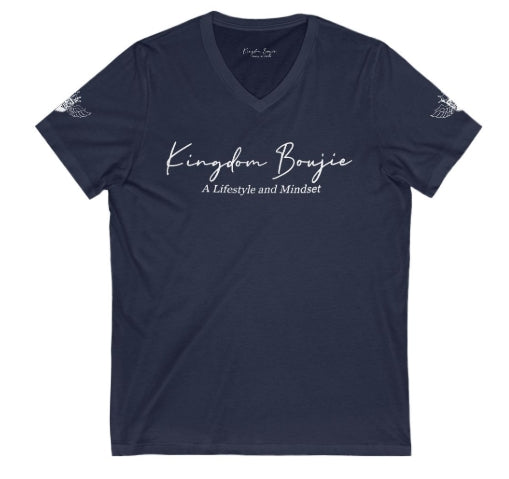 Kingdon Boujie Luxury Signature Wings V-Neck