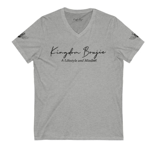 Kingdon Boujie Luxury Signature Wings V-Neck