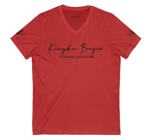Kingdon Boujie Luxury Signature Wings V-Neck