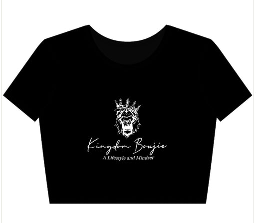 Kingdom Boujie Luxury Signature Crop Tee