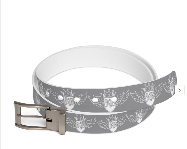 Kingdom Boujie Luxury White Bold Lion Belt