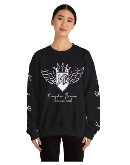 Kingdom Boujie Luxury Eagle Wings Crewneck Sweatshirts