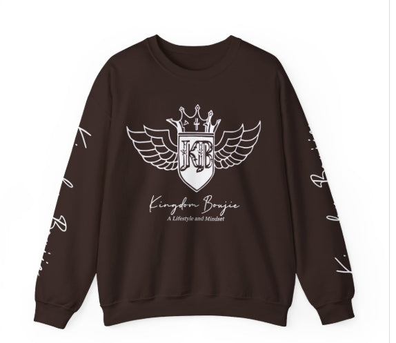 Kingdom Boujie Luxury Eagle Wings Crewneck Sweatshirts