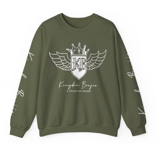 Kingdom Boujie Luxury Eagle Wings Crewneck Sweatshirts