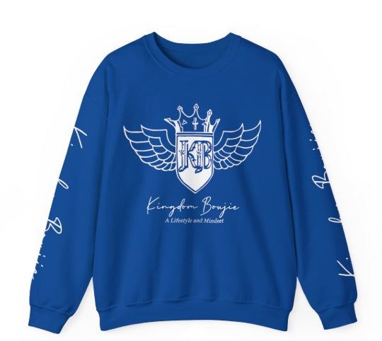 Kingdom Boujie Luxury Eagle Wings Crewneck Sweatshirts