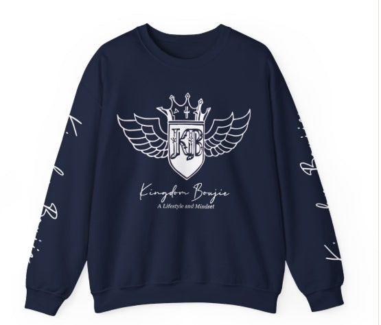 Kingdom Boujie Luxury Eagle Wings Crewneck Sweatshirts