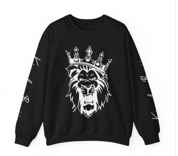 Kingdom Boujie Luxury Bold Lion Crewneck Sweatshirt