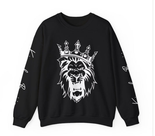 Kingdom Boujie Luxury Bold Lion Crewneck Sweatshirt