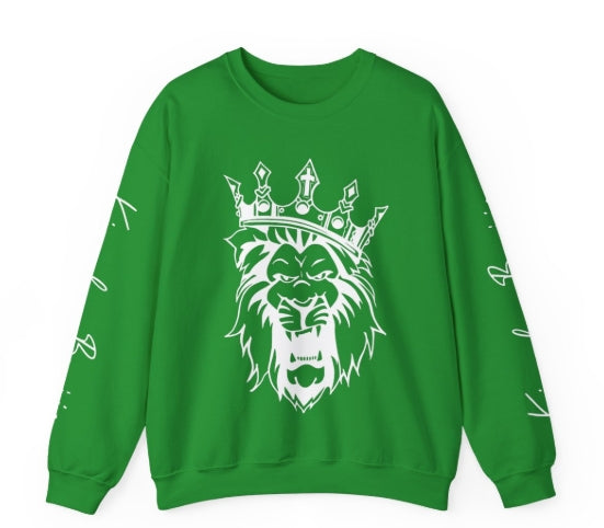 Kingdom Boujie Luxury Bold Lion Crewneck Sweatshirt
