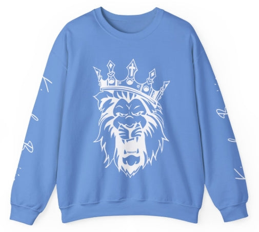 Kingdom Boujie Luxury Bold Lion Crewneck Sweatshirt