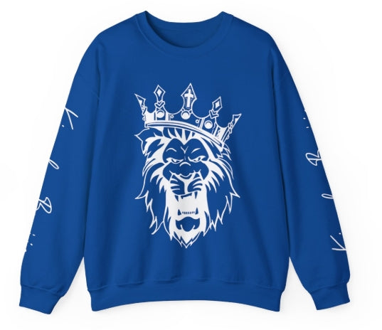 Kingdom Boujie Luxury Bold Lion Crewneck Sweatshirt