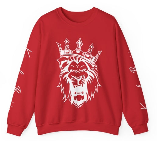 Kingdom Boujie Luxury Bold Lion Crewneck Sweatshirt