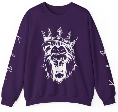 Kingdom Boujie Luxury Bold Lion Crewneck Sweatshirt