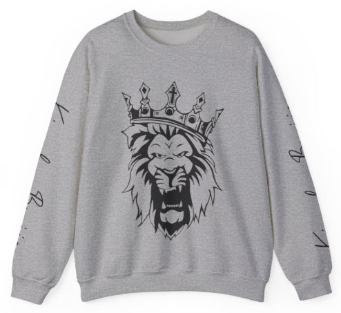 Kingdom Boujie Bold Lion Luxury Crewneck Sweatshirt