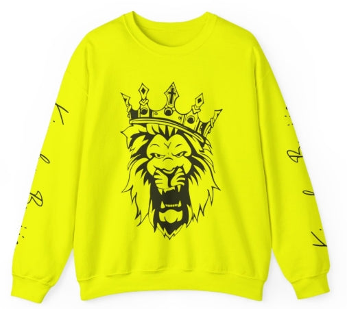 Kingdom Boujie Bold Lion Luxury Crewneck Sweatshirt