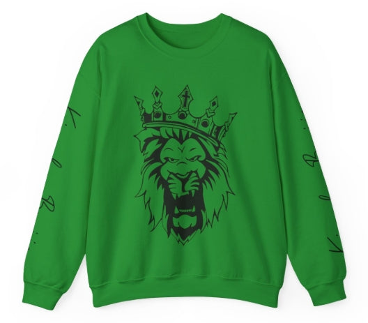Kingdom Boujie Bold Lion Luxury Crewneck Sweatshirt