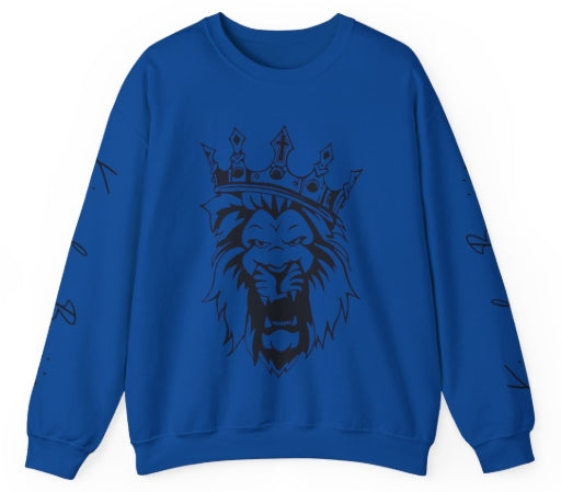 Kingdom Boujie Bold Lion Luxury Crewneck Sweatshirt
