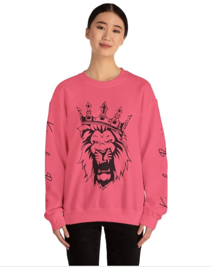 Kingdom Boujie Bold Lion Luxury Crewneck Sweatshirt