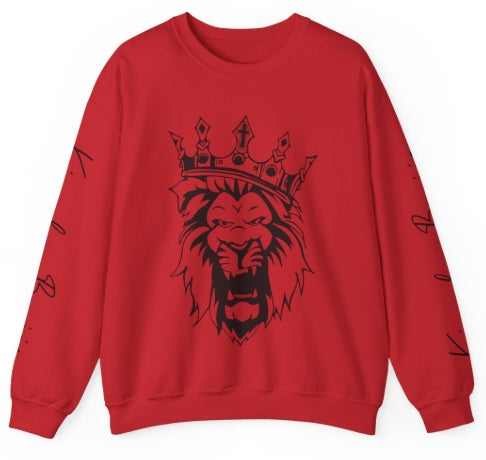 Kingdom Boujie Bold Lion Luxury Crewneck Sweatshirt