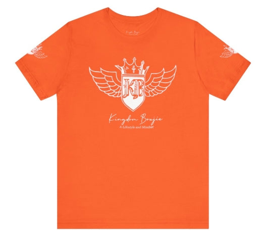 Kingdom Boujie Luxury Eagle Wings Crew Neck T-Shirts