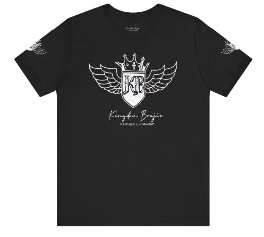 Kingdom Boujie Luxury Eagle Wings Crew Neck T-Shirts