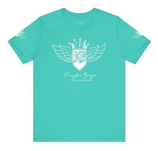 Kingdom Boujie Luxury Eagle Wings Crew Neck T-Shirts