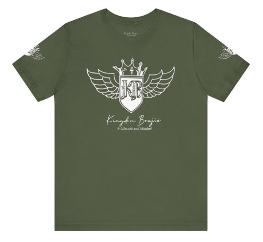 Kingdom Boujie Luxury Eagle Wings Crew Neck T-Shirts