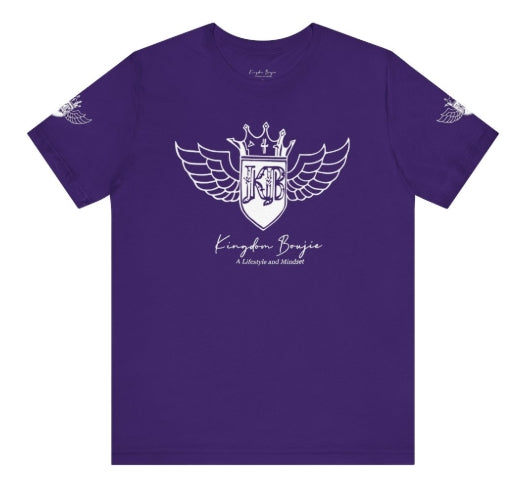 Kingdom Boujie Luxury Eagle Wings Crew Neck T-Shirts